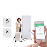 Fingerprint Smart Keyless Lock, IP65 Waterproof Anti-theft Security Padlock, Door Luggage Case Pad Locks