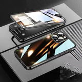 Double-sided Magnetic Glass Mobile Phone Case, Full Body Protection