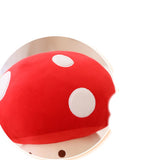Children's Pillow with Mushroom Dolls