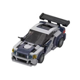 MOC Building Blocks Educational Toy – Speed-8 Grid Model Car