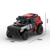 Domestic Building Blocks, MOC-91256 Off-road Vehicle Model, Assembled Educational Toys
