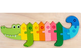 Children's Cartoon, Numbers, Animals Puzzle Set (Pack of 2)