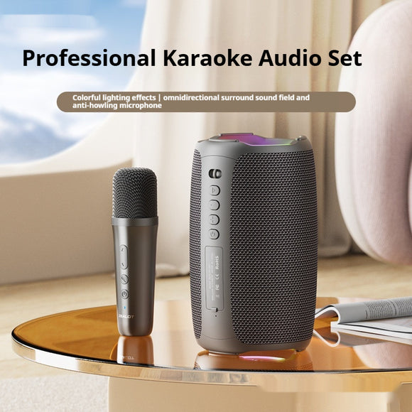 Portable Bluetooth Home Microphone, Wireless Karaoke Speaker