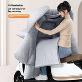 Rain-proof, Fleece-lined Thickened Waterproof Winter Windshield