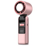 Turbos Chilled Ice Sensation Cold Fan, Super Mini Speed Fan, USB Powered Digital Display for Outdoor Camping Travel