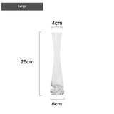 Nordic Slim Small-mouth Flower Vase – Modern Minimalist Home Décor