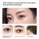 Water and Sweat-proof, No Fading and Smudging, Natural Long Lasting Eyebrow Pencil