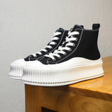 Thick-soled High-top Casual Shoes