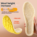 Comfortable Wool Shoe Insoles with Breathable, Sweat-absorbing Design