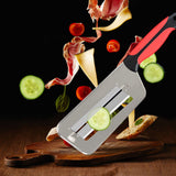 Double Blade Onion Knife and Cabbage Slicer – Multi-purpose Vegetable Cutting Kitchen Tool
