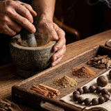 Traditional Chinese Herbal Bead Bracelet – Handmade Incense Wood Aromatherapy Jewelry
