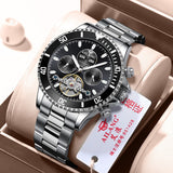Automatic Green Water Ghost, Hollow Mechanical Luminous Watch