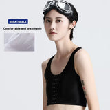 Women's Breathable Corset, Ice Silk Ultra-thin Tomboy Short Vest