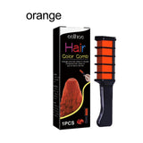 Temporary Hairdressing Comb Mild, No Hair Damage, No Scalp Damage, Easy to Change Hair Color
