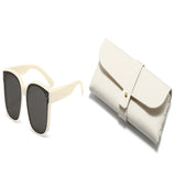 Summer Driving Sun Protection Polarized, Light One Mirror Dual Use Anti Glare Trendy Sunglasses