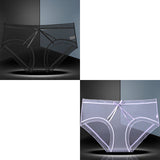 Full Transparent Panties, Women's Mesh Lace, Mid-waist Large Size Undies