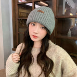 Premium Quality Wool Blend Beanie for Women, Autumn and Winter Clothing