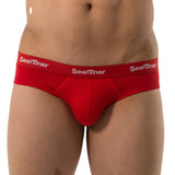 Men's Cotton Stretch, Low Waist Sports Briefs (Pack of 2)