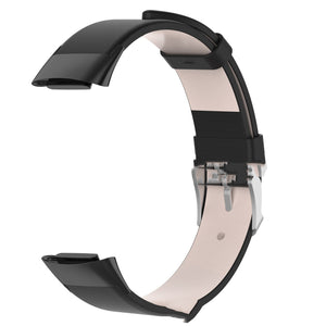 Suitable for Fitbit Charge-5 Smartwatch, Leather Strap (Watch not Included)