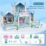 Girls' Playing House, DIY Assembled Princess House, Villa Toys
