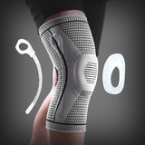 Knee Pads for Sports People, Silicone Spring Patella Protector
