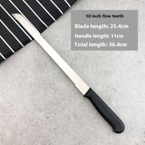 Plastic Handle Stainless-steel Bread Knife