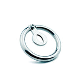 Stainless Steel Short Bottle Cap Chastity Lock for Men, Catheter Device