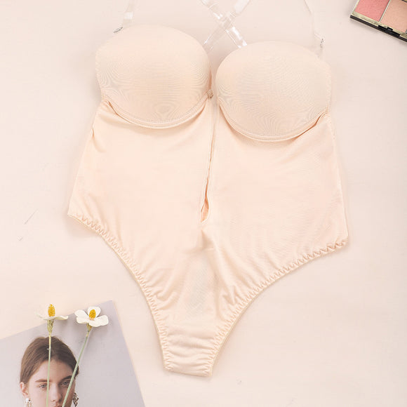 One-piece Corset Underwear, Big Boobs Display, Show-off, Gathering Bra Undergarment