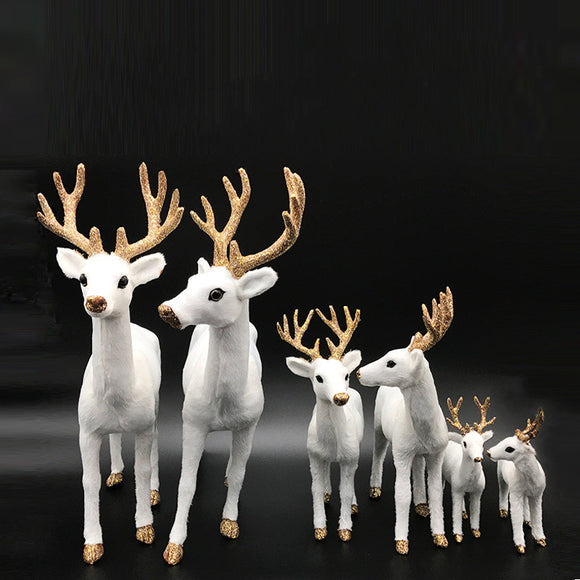 Simulation Sika, Deer Home Furnishings, Plush Holiday Decorations