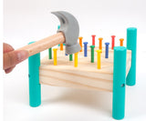 P-65 Hammer Table, Montessors Children Creative Ability, Kindergarten Nail Toy