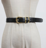 Women's Simple and Versatile Decoration Jeans Strap Genuine Leather Fashion Belt