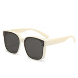 Summer Driving Sun Protection Polarized, Light One Mirror Dual Use Anti Glare Trendy Sunglasses