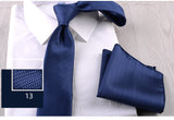 Business Formal Wear, Casual Tie + Pocket Square Combination