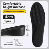 Invisible Height Increasing Insoles for Men – Non-collapse, Comfortable Inner Lift Pads