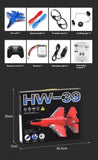 Remote Control Electric Aircraft Model RC Toys, Drop-resistant Wear-resistant Gliding Fighter Fixed Wing Sliding Machine