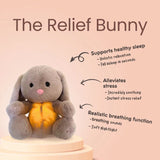 Soothing Sensory Plush Toy that Relieves Anxiety, Breather for Newborns and Grownups, Bunny Comforter to Conciliate Senses