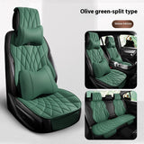Universal Leather Car Seat Cover – Semi-surrounded Design for Vehicles