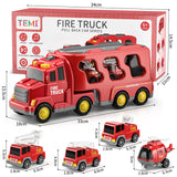TEMI Diecast Carrier, Truck Toys Cars Engineering Vehicles