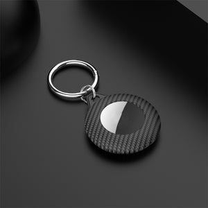 Suitable for Anti-lost Device PP Carbon Fiber Pattern Keychain Frosted Ultra-thin Tracker Protective Cover