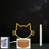 3D Acrylic Handwriting Message Board LED Light, Creative Note Lamp