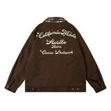 Embroidered Letters, Loose Jacket for Men
