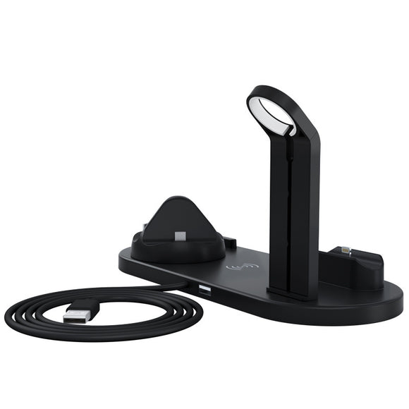 Desktop Stand, Three-in-one Wireless Charger