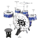 Children's Jazz Drum Kit Music Toy, Percussion Instrument