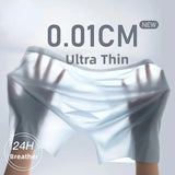 Men's Ice Silk Panties, Seamless Sexy Underwear, Gents' Underpants, Briefs, or Boxer-shorts (Pack of 2)