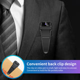 Z7 Back Clip Camera, HD 1080P Video Infrared Night Vision Motion Detection Outdoor Motion Collar Camera