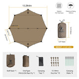Sunscreen Waterproof Camping, Barbecue Leisure Awning