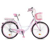 Women’s Lightweight Commuter Bicycle – Adult City Riding Bike