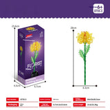 Building Block Flower Small Particle Assembly Toy