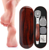 Wood Handle Foot File – Portable Pedicure Tool for Smooth Heel Care