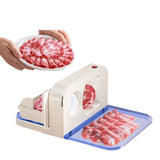 Compact Electric Meat Slicer for Lamb Roll and Slices
